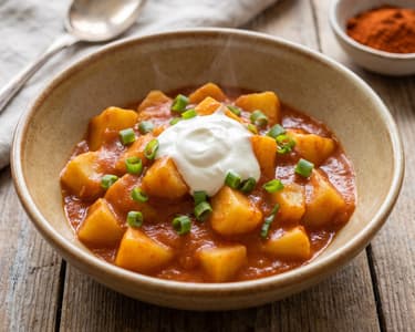 Kid-friendly Hungarian potato paprikash