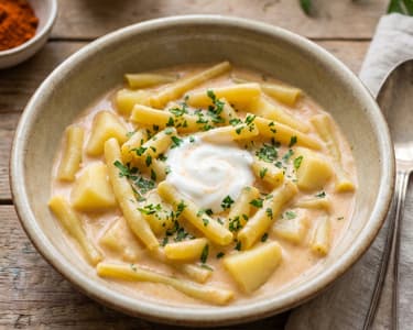 Yellow wax bean stew
