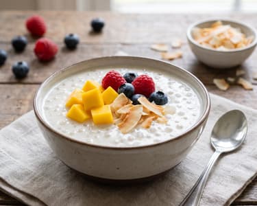 Coconut Milk Tapioca Pudding