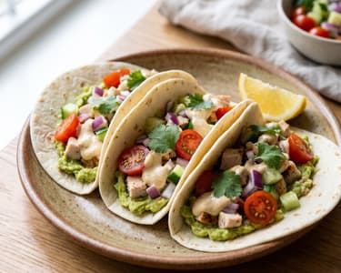 Vegetable taco