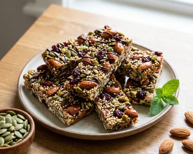 Tray-baked Seed Bites