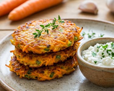 Crispy Carrot Fritters