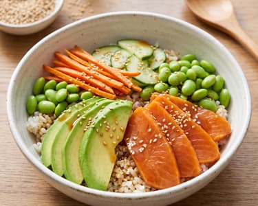 Vegán Poke Bowl „lazaccal”