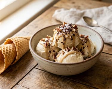 Banana Ice Cream with Tahini and Salt | Creamy Homemade Dessert