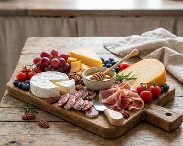Gourmet cold platter selection