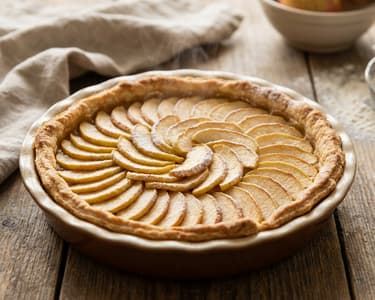 Rusztikus almás pite fahéjjal