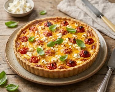 Paradicsomos pite cheddarral és fetával