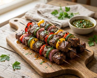 Grilled Steak Skewers
