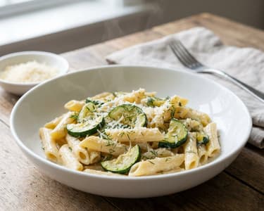 Creamy Dill and Zucchini Pasta
