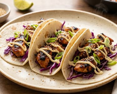 Koreai BBQ csirkés taco | Ízletes ázsiai street food