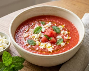 Hideg görögdinnye-gazpacho | Hűsítő nyári leves