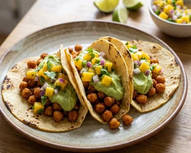Fűszeres csicseriborsó taco | Ropogós nyári street food
