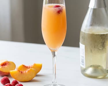 Peach Bellini Cocktail | Elegant Italian Refresher