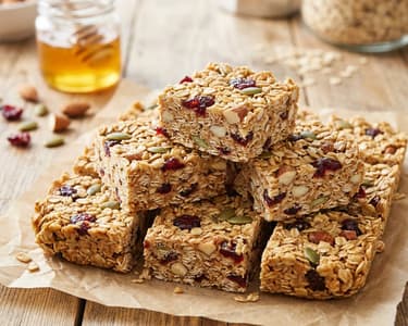No-bake muesli bars | Healthy homemade snack