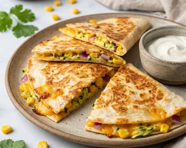 Cukkinis-kukoricás quesadilla | 15 perces gyors vacsora