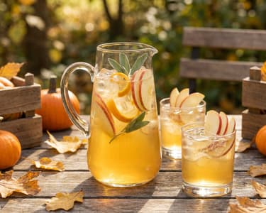 Alma-gyömbér spritz