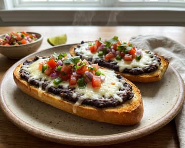 Mexikói molletes | Ropogós, sajtos utcai melegszendvics
