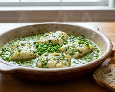 Baszk zöldmártásos tőkehal | Merluza en Salsa Verde