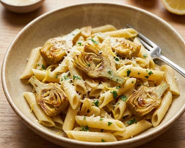 Olasz articsókás tészta | Citromos-parmezános penne