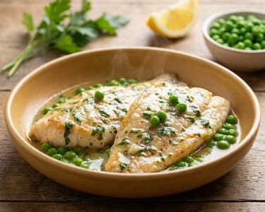 Spanyol sügérfilé zöld mártásban | Merluza en salsa verde