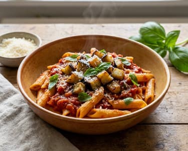 Penne alla Norma | Szicíliai padlizsános tészta