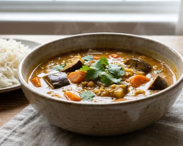 South Indian vegetable sambar | Spiced lentil ragout