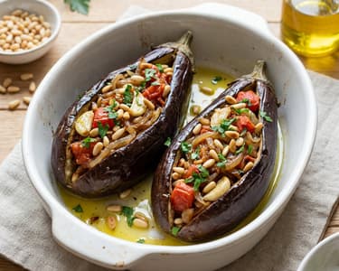İmam bayıldı | Baked eggplant with onion ragout
