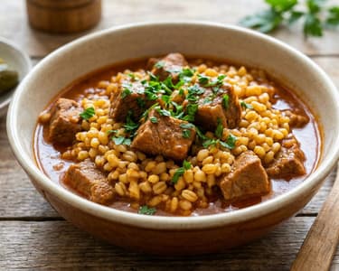 Házias tarhonyás sertéshús | Szaftos magyaros egytálétel