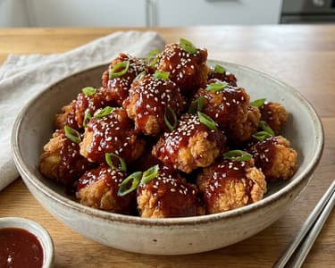 Dakgangjeong – Crispy Korean Chicken | Asian Street Food