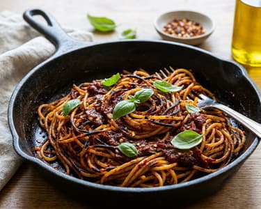 Spaghetti all'Assassina | Crispy Spicy Italian Pasta