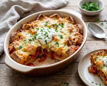 Zero-Waste Lecsó Bread Casserole | Juicy Homemade One-Pot Dish