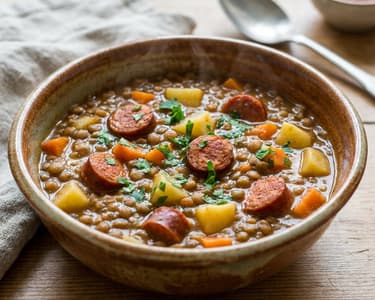 Debreceni Lentil One-Pot | Hearty Hungarian Dish