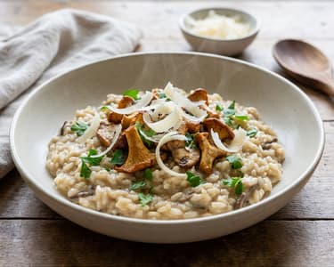 Wild Mushroom Risotto with Parmesan | Creamy Italian Classic