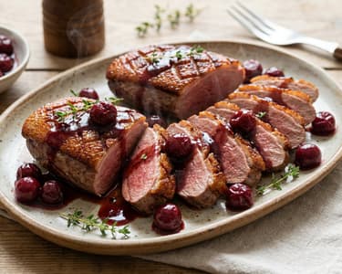 Füstös BBQ kacsamell meggyes mázzal | Nyári grill