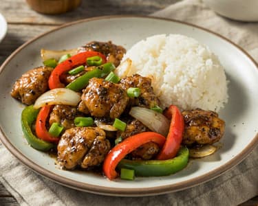 Cantonese Black Pepper Chicken | Quick Wok Dinner