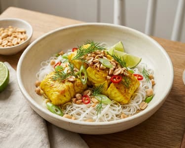 Vietnamese Turmeric Fish | Cha Ca La Vong with Dill
