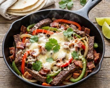Mexican beef alambre | Juicy cheesy street food