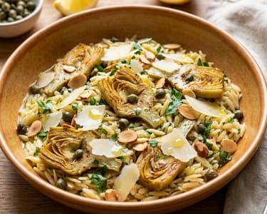 Sicilian Lemon Orzo Salad | Italian Grain Salad