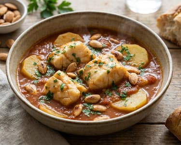 Catalan Cod Stew with Almond Sauce | Suquet de Peix
