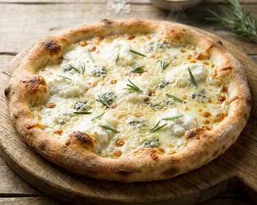 Pizza Quattro Formaggi | Four-Cheese Italian White Pizza