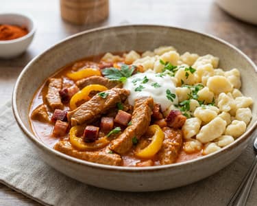 Csikós pork stew | Juicy Hungarian one-pot dish