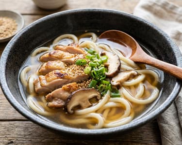 Japán csirkés udon leves | Tori Udon