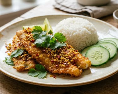 Cá Chiên Sả Ớt | Vietnamese Lemongrass Fried Fish Fillet