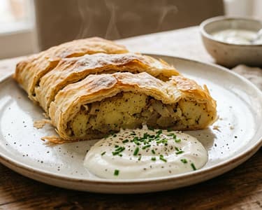 Hagyományos krumplis rétes | Ropogós házi klasszikus