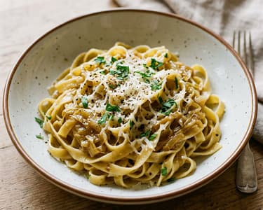 Póréhagymás tagliatelle | Krémes olasz tészta
