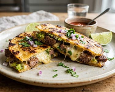 Mexikói marhahúsos mulitas | Ropogós sajtos street food