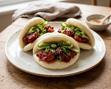 Koreai csirkés bao buci | Szaftos street food élmény