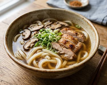 Japán csirkés udon leves | Melengető ázsiai tésztaleves