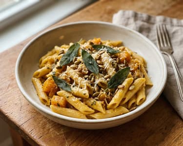 Butternut Squash and Sage Penne