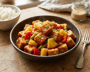 Ropogós édes-savanyú tofu wokban | 20 perces vacsora
